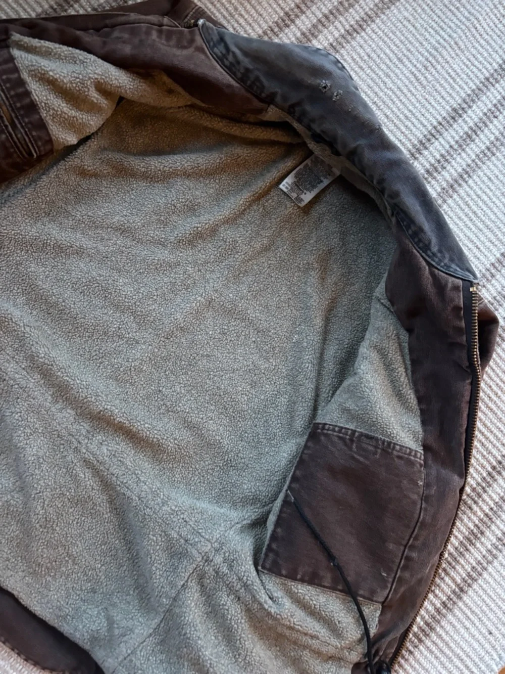 Vintage Carhartt  Brown Men's Duck Active Jacket - Picture 5 of 7